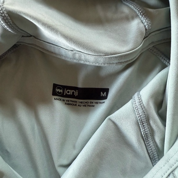 Janji Women's Sunchaser 50 Hooded Long Sleeve Green Run Hoodie size M - Picture 4 of 5